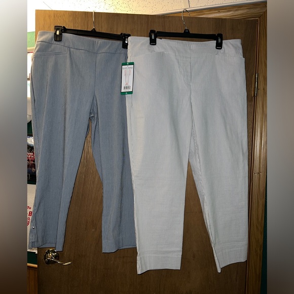 Hilary Radley Pants - BUNDLE! (2) pairs of pull on size XL dress cropped pants/capris